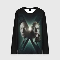 Мужской лонгслив 3D X - Files