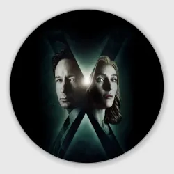 Круглый коврик для мышки X - Files