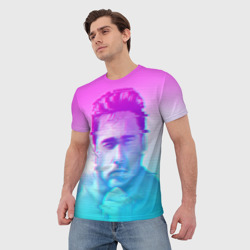 Мужская футболка 3D Гачимучи Билли Херрингтон глитч - фото 2