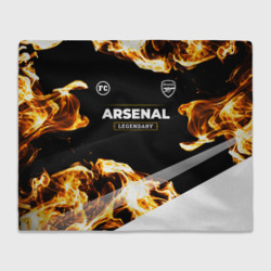 Плед 3D Arsenal legendary sport fire
