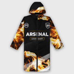 Мужской дождевик 3D Arsenal legendary sport fire