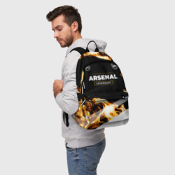 Рюкзак 3D Arsenal legendary sport fire - фото 2