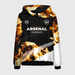 Мужская толстовка 3D Arsenal legendary sport fire