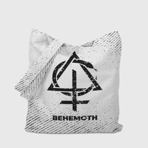 Шоппер 3D Behemoth с потертостями на светлом фоне - фото 4