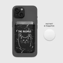 Картхолдер Magsafe магнитный Группа The Rasmus и рок кот - фото 2