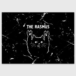 Поздравительная открытка Группа The Rasmus и рок кот