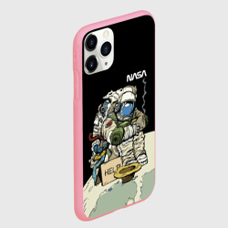 Чехол для iPhone 11 Pro Max матовый NASA - Help! Astronaut - Joke - фото 2
