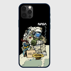 Чехол для iPhone 12 Pro NASA - Help! Astronaut - Joke