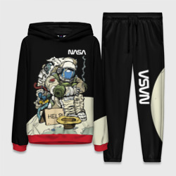 Женский костюм с толстовкой 3D NASA - Help! Astronaut - Joke