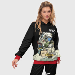 Женский костюм с толстовкой 3D NASA - Help! Astronaut - Joke - фото 2