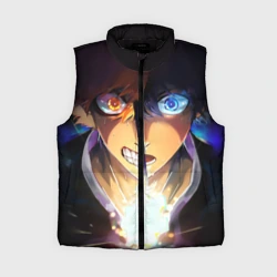 Женский жилет утепленный 3D Blue Lock anime
