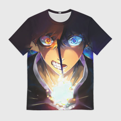 Мужская футболка 3D Blue Lock anime
