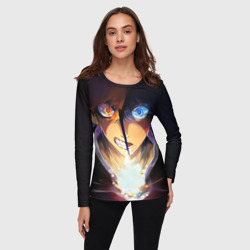 Женский лонгслив 3D Blue Lock anime - фото 2