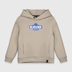 Детское худи Oversize хлопок Logo Blue Lock