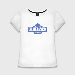 Женская футболка хлопок Slim Logo Blue Lock