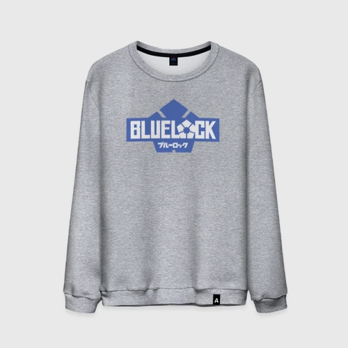 Мужской свитшот хлопок Logo Blue Lock