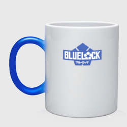 Кружка хамелеон Logo Blue Lock