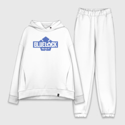 Женский костюм хлопок Oversize Logo Blue Lock