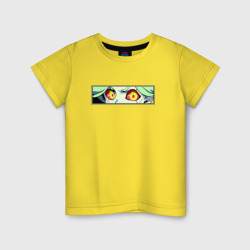 Детская футболка хлопок Ребекка из Киберпанка - Глаза