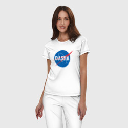 Женская пижама хлопок Даша NASA - фото 2