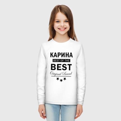 Детский лонгслив хлопок Карина best of the best, цвет белый - фото 5