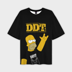 ДДТ Гомер Симпсон рокер – Мужская футболка oversize 3D с принтом купить со скидкой в -50%