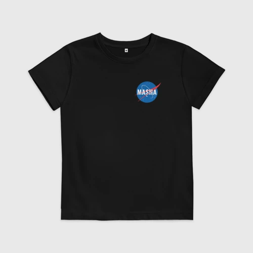 Детская футболка хлопок Masha NASA