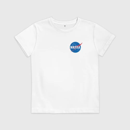 Детская футболка хлопок Masha NASA