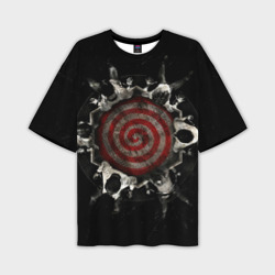 Спираль арт – Мужская футболка oversize 3D с принтом купить со скидкой в -50%
