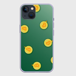 Елочное украшение биткоин – Чехол для iPhone 14 с принтом купить