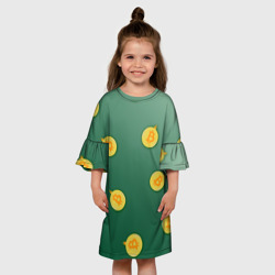 Детское платье 3D Елочное украшение биткоин - фото 2
