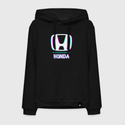 Мужская толстовка хлопок Значок Honda в стиле glitch