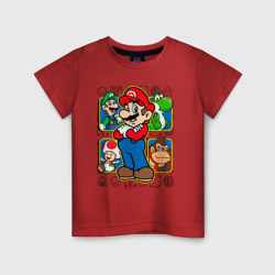 Детская футболка хлопок Супер Марио