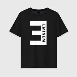 Женская футболка хлопок Oversize E Eminem