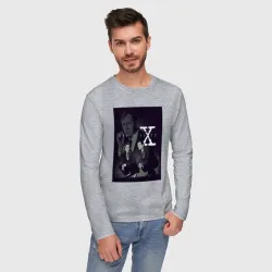Мужской лонгслив хлопок X poster - фото 2