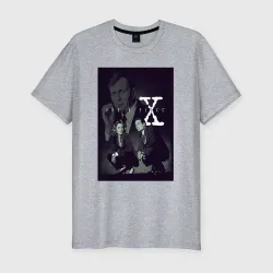 Мужская футболка хлопок Slim X poster