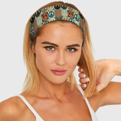 Повязка на голову 3D Peace symbol pattern - фото 2