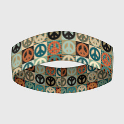 Повязка на голову 3D Peace symbol pattern