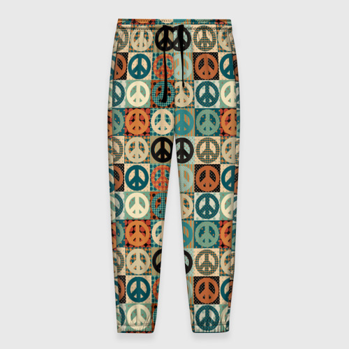 Мужские брюки 3D Peace symbol pattern, цвет 3D печать