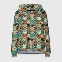 Мужская толстовка 3D Peace symbol pattern