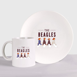 Набор: тарелка + кружка Beagles
