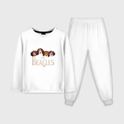 Детская пижама с лонгсливом хлопок The Beagles