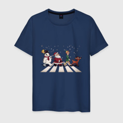 Мужская футболка хлопок Beatles Christmas