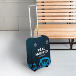 Чехол для чемодана 3D Real Madrid legendary форма фанатов - фото 2