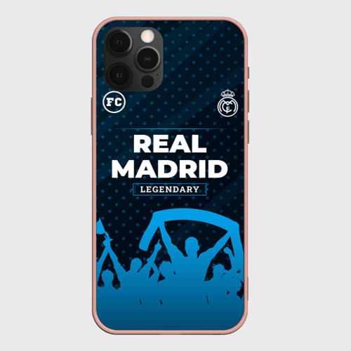 Чехол для iPhone 12 Pro Max с принтом Real Madrid legendary форма фанатов, вид спереди #2