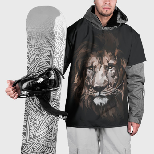 Накидка на куртку 3D Царь зверей - голова, цвет 3D печать