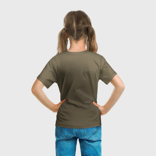Детская футболка 3D с принтом Моряк-водолаз, вид сзади #2
