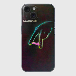 Чехол для iPhone 15 силиконовый с защитой камеры Энергия - Алиса