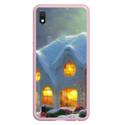 Сказочный зимний домик, покрытый снегом – Чехол для Samsung Galaxy A10 с принтом купить