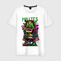 Пират беззубый – Мужская футболка хлопок с принтом купить со скидкой в -20%